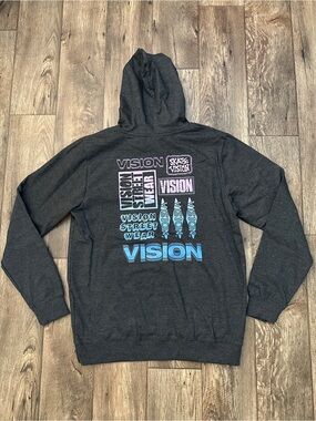 Vision Street Wear Skate Outdoor Lightweight Hoodie Men’s Size XL Dark Gray